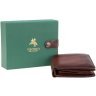 Коричневое мужское портмоне из натуральной кожи с блоком для карт и документов Visconti Hector 69133 - 2
