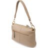 Бежевая женская сумка из натуральной кожи с одной лямкой Vintage (2422084) - 2