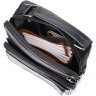 Кожаная мужская сумка-барсетка вертикального типа с ручкой Vintage 2421953 - 5