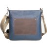 Стильная мужская сумка через плечо синяя Issa Hara В10 (13-32) - 2