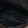 Чоловіча коричнева сумка-рюкзак із шкірозамінника через плече Monsen (22100) - 5
