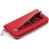 Красный женский кошелек из натуральной кожи горизонтального типа ST Leather 1767434 - 5