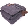 Стильная мужская сумка-барсетка из плотного текстиля в черном цвете Vintage (2421225) - 3