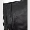 Мужская классическая кожаная сумка через плечо в черном цвете TARWA (19650) - 3