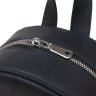 Средний женский винтажный рюкзак из черной кожи Shvigel (16328) - 6