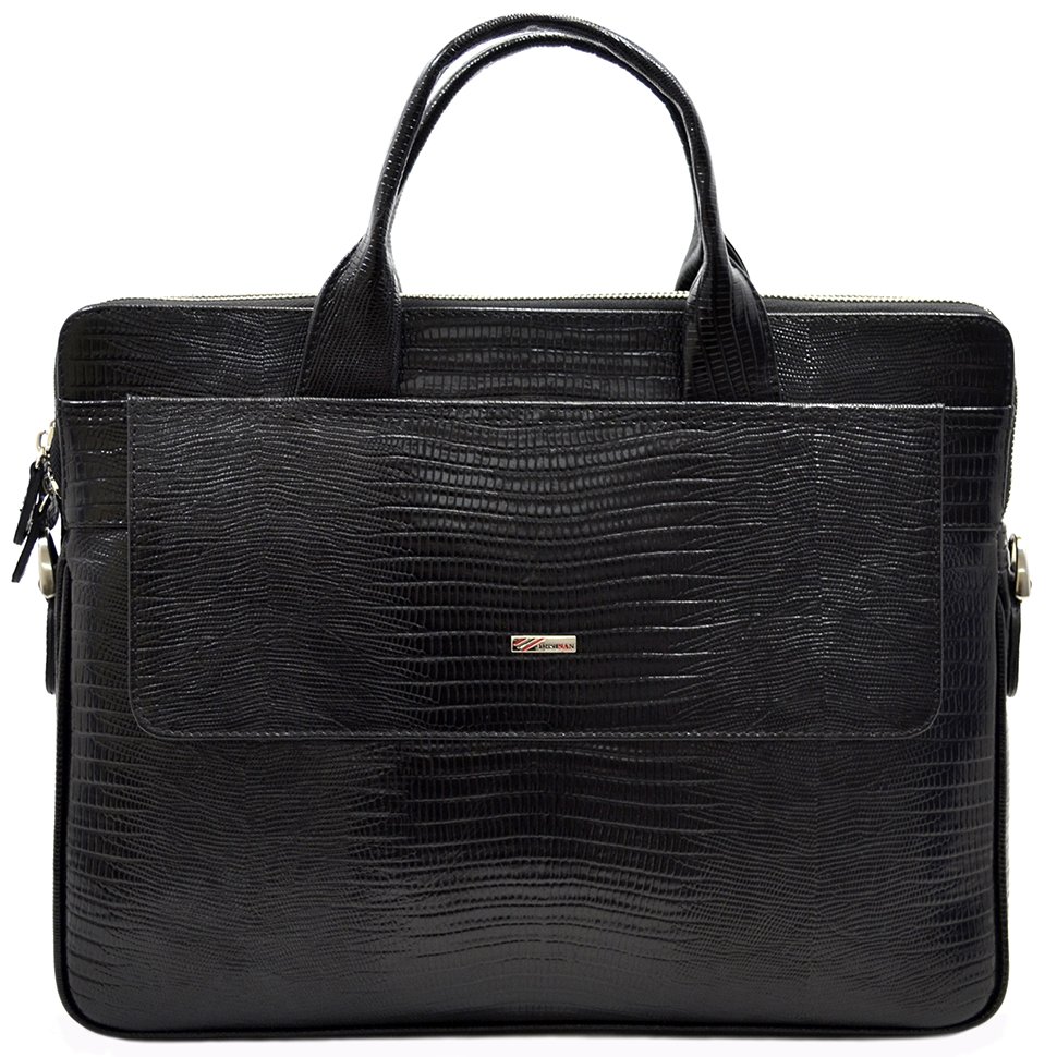Модная лаковая сумка в деловом стиле - DESISAN (11570)