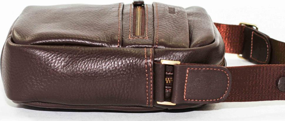 Повседневная мужская сумка из натуральной фактурной кожи VATTO (12076)