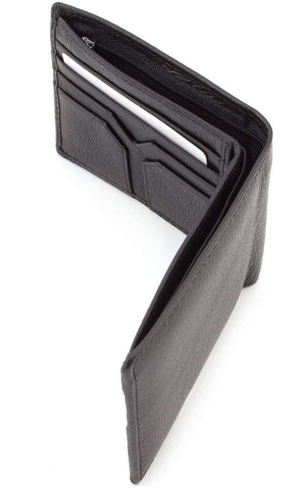 Мужской кожаный кошелек без монетницы ST Leather (18810)