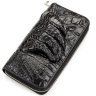 Мужской кошелек-клатч из черной кожи крокодила CROCODILE LEATHER (024-18172) - 1