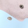 Кожаная женская тревел-косметичка голубого цвета с клапаном на кнопках Shvigel (2416424) - 5