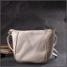 Женская сумка небольшого размера из натуральной белой кожи через плечо Vintage 2422299 - 7