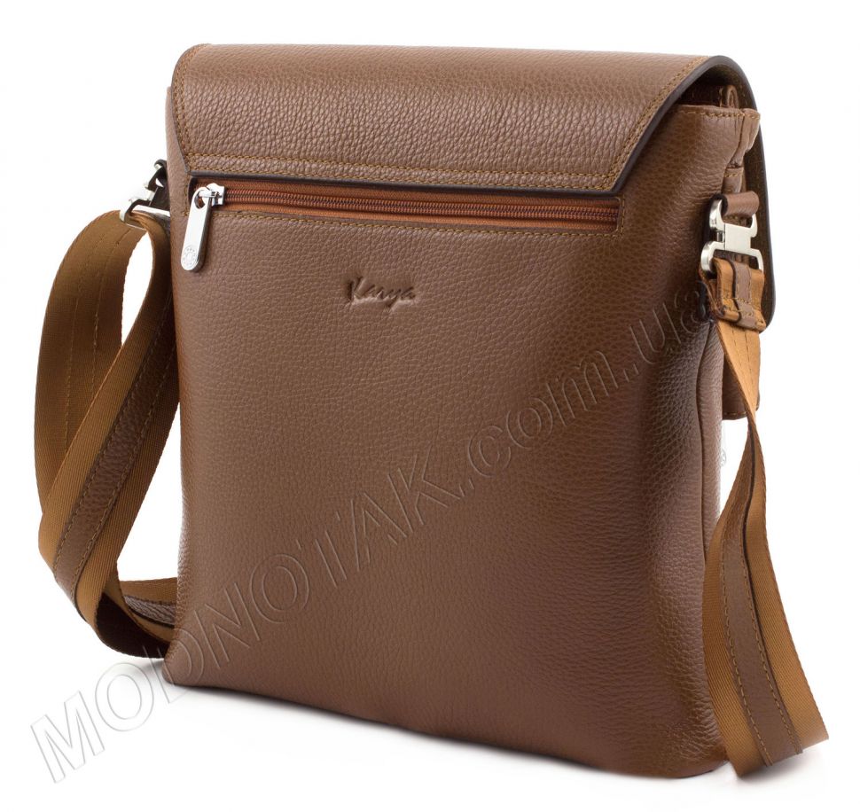 Фирменная мужская сумка светло-коричневого цвета - KARYA (10395)