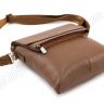 Фирменная мужская сумка светло-коричневого цвета - KARYA (10395) - 6