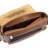Фирменная мужская сумка светло-коричневого цвета - KARYA (10395) - 9