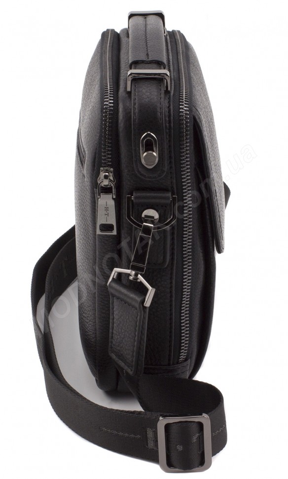 Мужская кожаная сумка с каркасом жесткости H.T Leather (10260)