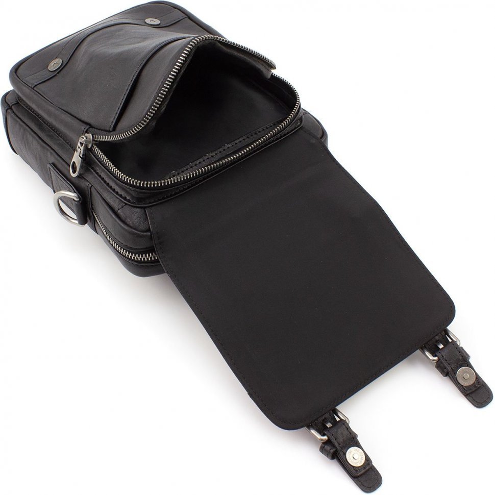 Стильная мужская кожаная сумка – H.T. Leather (10217)