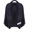 Черный школьный рюкзак для школы из текстиля с мотоциклистом Bagland (55536) - 3