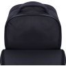 Черный школьный рюкзак для школы из текстиля с мотоциклистом Bagland (55536) - 4