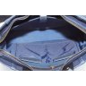 Горизонтальная мужская сумка из кожи Флотар синего цвета VATTO (11678) - 10