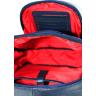 Стильный мужской рюкзак синего цвета из натуральной кожи VATTO (12077) - 8