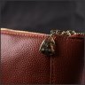 Женская плечевая сумка из натуральной кожи коричневого цвета Vintage 2422300 - 9