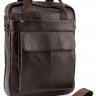 Большая мужская сумка из коричневой кожи Leather Collection (10075) - 4