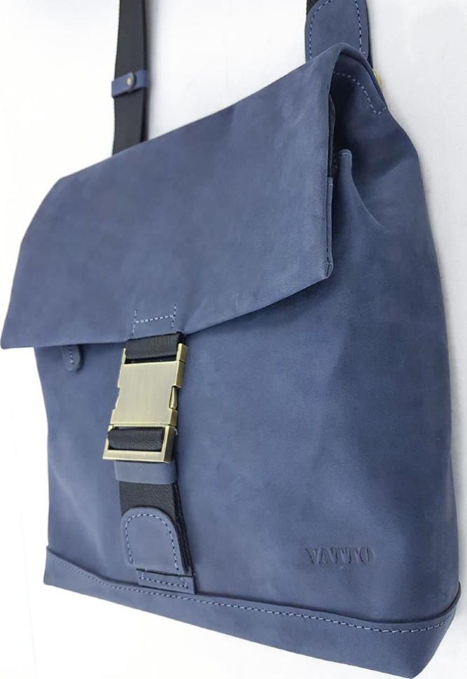 Мужская стильная сумка через плечо из винтажной кожи VATTO (11779)