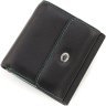 Черный женский кошелек из натуральной кожи на магните ST Leather 1767337 - 3