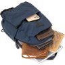 Мужская нейлоновая сумка-слинг через плечо синего цвета Vintage (20633)  - 7