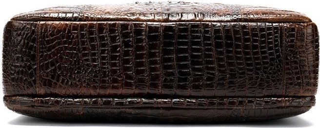 Кожаная сумка для ноутбука с тиснением под крокодила VINTAGE STYLE (14719)