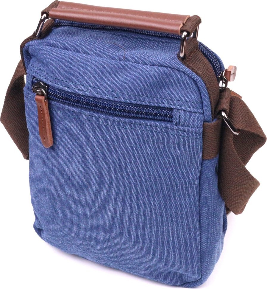 Отличная мужская сумка из плотного текстиля Vintage (2421228) 