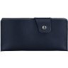 Вместительный кожаный кошелек темно-синего цвета BlankNote (12600) - 1