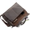 Большая мужская сумка-портфель из винтажной кожи с ручками SHVIGEL (11119) - 4