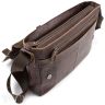 Винтажная сумка-мессенджер коричневого цвета KLEVENT (11532) - 7