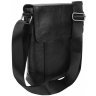 Мужская сумка классического стиля в черном цвете из мягкой кожи Borsa Leather (19337) - 2