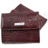Маленький женский кошелек темно-бордового цвета KARYA (1065-016) - 1