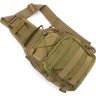 Мужская текстильная тактическая сумка с одной лямкой - MILITARY STYLE (21963) - 5