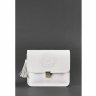 Белая женская бохо-сумка из качественной кожи BlankNote Лилу (12693) - 3