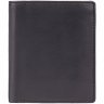 Стильный черный кожаный кошелек от британского бренда Visconti Dr. No 68939 - 1