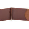 Кожаный зажим для купюр коричнево-рыжего цвета ST Leather (16845) - 2