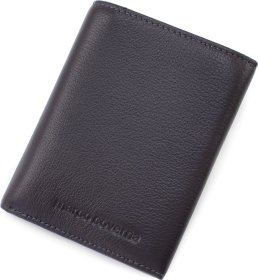 Мужской вертикальный бумажник для купюр и кредитных карточек Marco Coverna (18071)