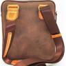 Мужская наплечная сумка из кожи Crazy Horse - VATTO (11881) - 3