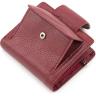 Бордовый женский кошелек небольшого размера ST Leather (16377) - 5