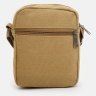 Небольшая мужская сумка-планшет из плотного текстиля в цвете хаки Monsen 71541 - 3