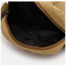 Небольшая мужская сумка-планшет из плотного текстиля в цвете хаки Monsen 71541 - 5