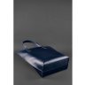 Темно-синяя вертикальная сумка шоппер из гладкой кожи BlankNote D.D. (12726) - 6