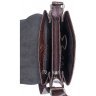 Добротная мужская сумка-планшет из натуральной кожи с эффектом под крокодила DESISAN (19206) - 5