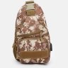 Мужская тактическая сумка-рюкзак через плечо из текстиля с пиксельным принтом - Monsen (22158) - 2