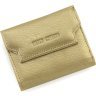 Золотистый женский кошелек маленького размера из натуральной кожи Marco Coverna 68641