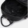 Женский кожаный рюкзак-сумка среднего размера в классическом черном цвете Ricco Grande (59141) - 5